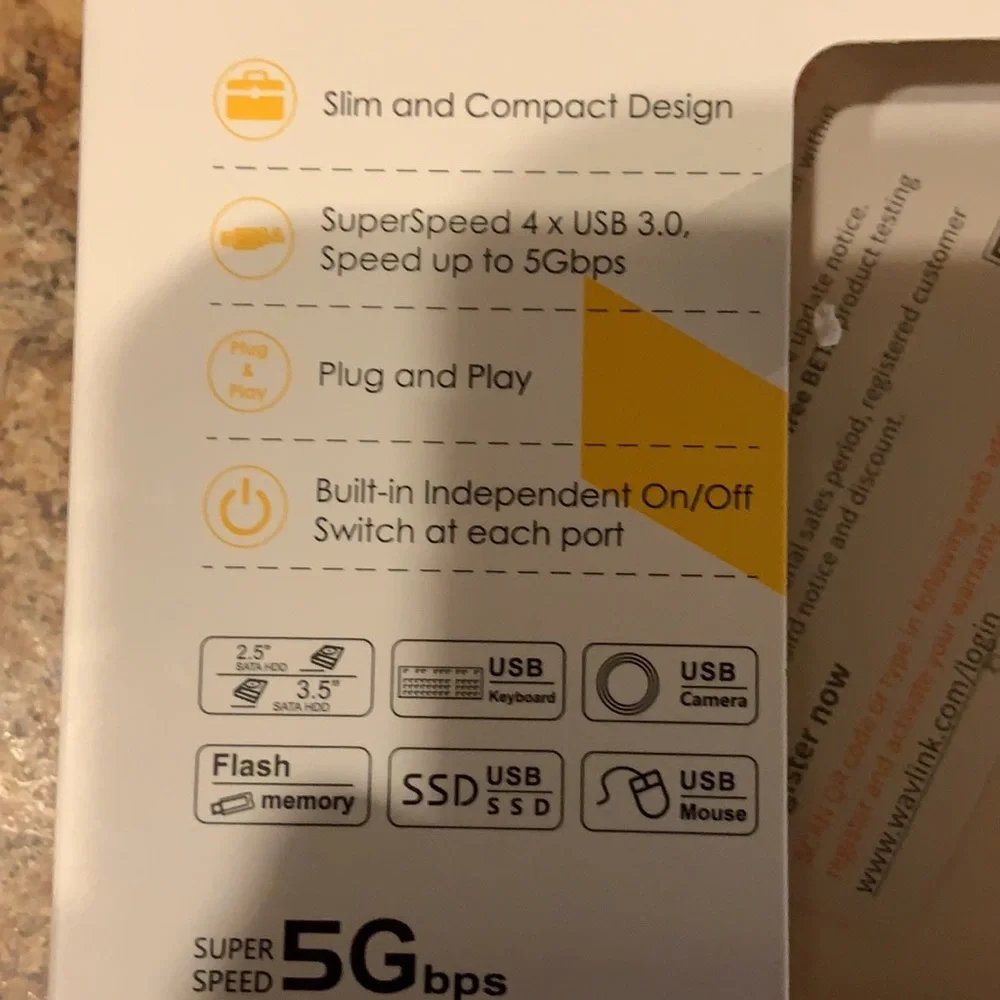 Wavlink Super Speed USB3.0 4-Port Hub